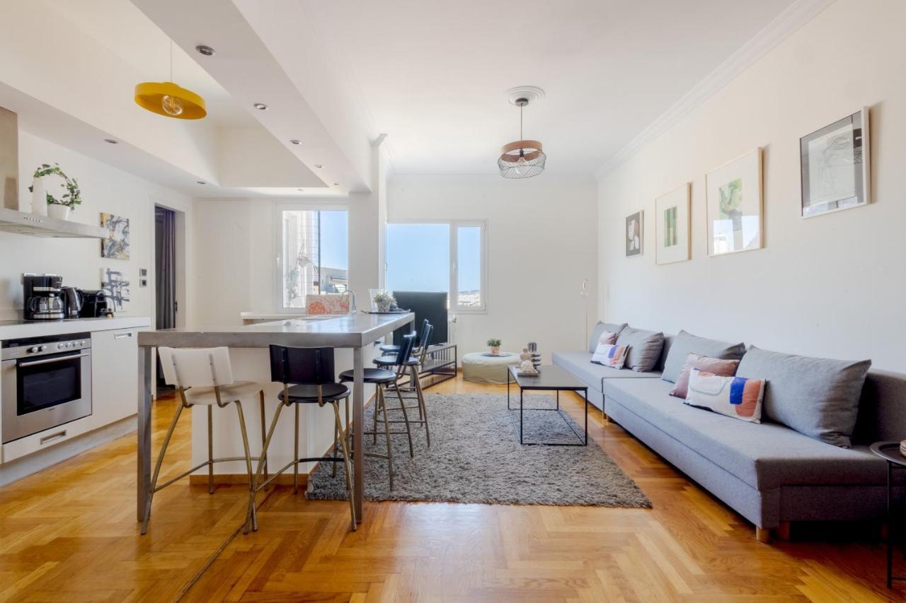 3 Bdr Apt Incredible Acropolis View アテネ エクステリア 写真